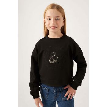 Mayoral bluza copii culoarea negru, cu imprimeu de firma originala