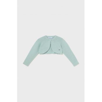 Mayoral cardigan bebe culoarea turcoaz, light