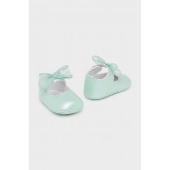 Mayoral Newborn pantofi pentru bebelusi culoarea turcoaz de firma original