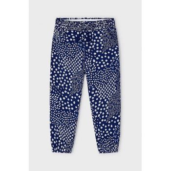 Mayoral pantaloni copii culoarea albastru marin, neted