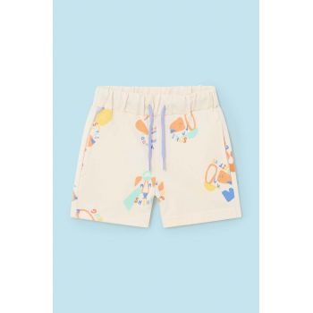 Mayoral pantaloni scurti bebe culoarea bej