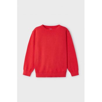 Mayoral pulover de bumbac pentru copii culoarea rosu, light de firma original