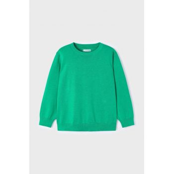 Mayoral pulover de bumbac pentru copii culoarea verde, light de firma original