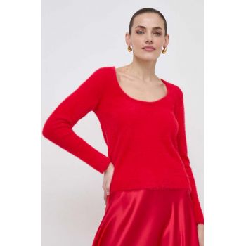 Morgan pulover femei, culoarea rosu de firma original