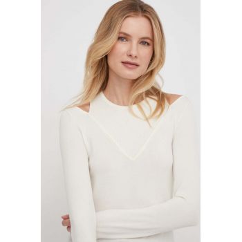 Sisley pulover femei, culoarea bej, light ieftin