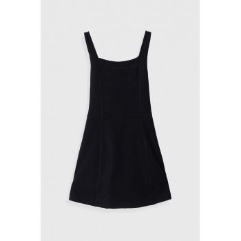 Abercrombie & Fitch rochie fete culoarea negru, mini, drept ieftina