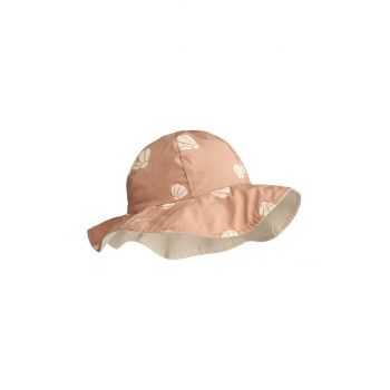 Liewood pălărie reversibilă pentru copii Amelia Reversible Sun Hat culoarea bej de firma originala