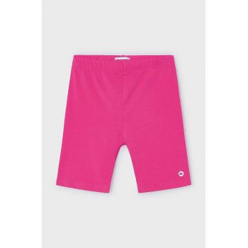 Mayoral pantaloni scurti copii culoarea roz, neted