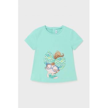 Mayoral tricou bebe culoarea turcoaz