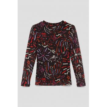 Bluza slim fit de plasa