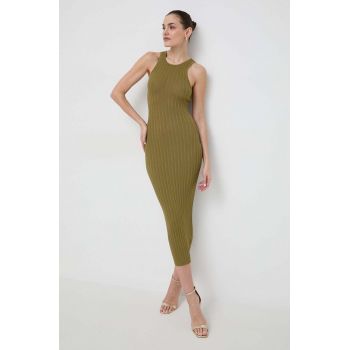 Silvian Heach rochie culoarea verde, maxi, mulata