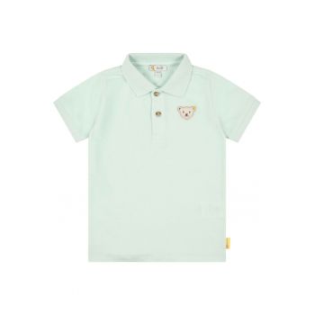 Tricou polo cu aplicatie cu ursulet