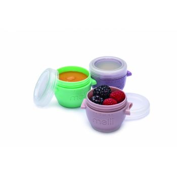 Set 6 recipiente silicon SnapGo Melii 59 ml la reducere