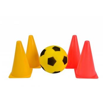 Set accesorii fotbal Androni cu minge inclusa ieftina