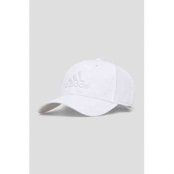 adidas șapcă de baseball din bumbac culoarea alb, cu imprimeu IR7902 ieftina