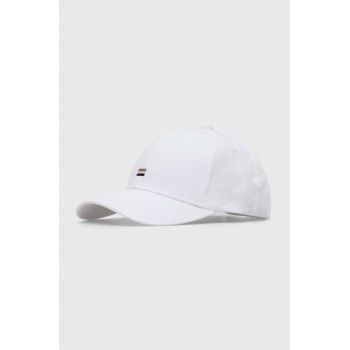 BOSS șapcă de baseball din bumbac culoarea alb, uni 50495128 ieftina