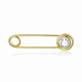 CERCEL din argint Golden Safety Crystal de firma originali