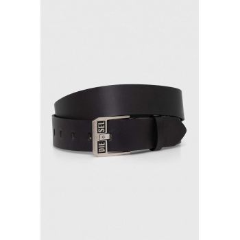 Diesel curea de piele bărbați, culoarea negru X08880.P1913 de firma originala