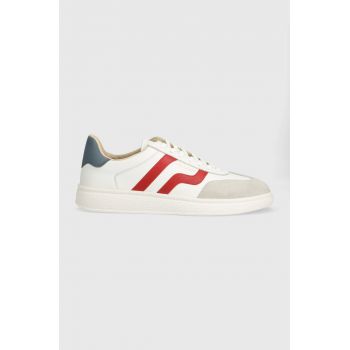 Gant sneakers din piele Cuzmo culoarea alb, 28631482.G238