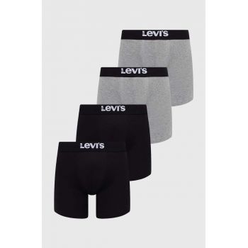 Levi's boxeri 4-pack barbati, culoarea negru