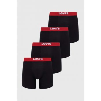 Levi's boxeri 4-pack barbati, culoarea negru