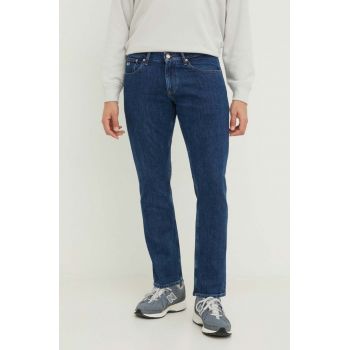 Tommy Jeans jeansi Scanton barbati, culoarea albastru marin