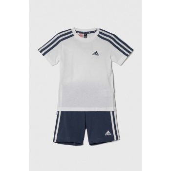 adidas set de bumbac pentru copii culoarea alb