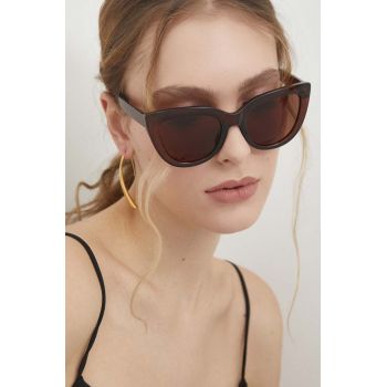 Answear Lab ochelari de soare femei, culoarea maro ieftini