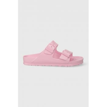 Birkenstock papuci Arizona EVA femei, culoarea roz, 1027355 ieftini