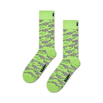 Happy Socks sosete Crocodile culoarea verde ieftine