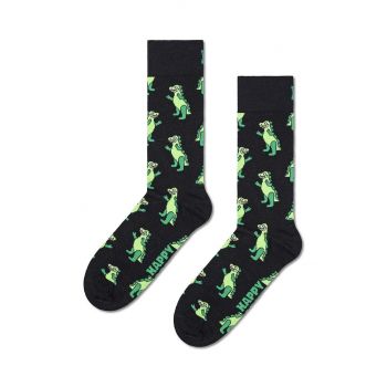 Happy Socks sosete Inflatable Dino culoarea negru ieftine