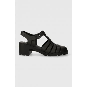 Melissa sandale MELISSA ID HEEL AD culoarea negru, M.35804.V670 ieftine