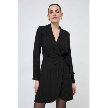 Morgan rochie culoarea negru, mini, evazati