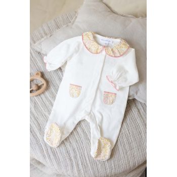 Tartine et Chocolat costum bebe culoarea bej