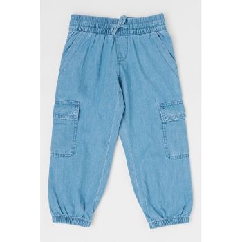 Pantaloni din denim cu snur de ajustare de firma originali