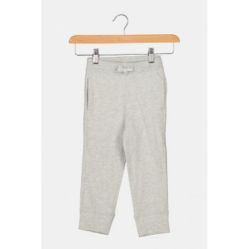 Pantaloni sport de bumbac organic cu buzunare oblice