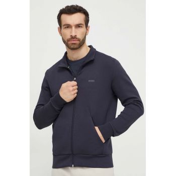 BOSS Green bluză bărbați, culoarea bleumarin, uni 50506152 de firma originala