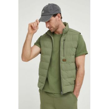 G-Star Raw vesta barbati, culoarea verde, de tranzitie de firma originala