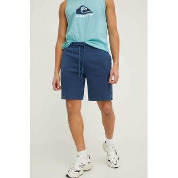 Hollister Co. pantaloni scurti barbati, culoarea albastru marin