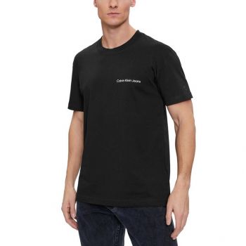 Tricou Calvin Klein Jeans Negru Din Bumbac ieftin