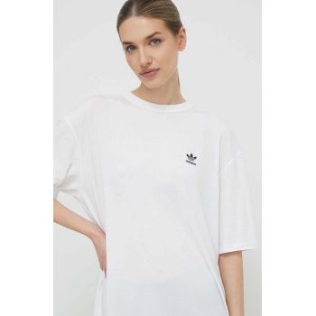 adidas Originals tricou Trefoil Tee femei, culoarea bej, IR8064 de firma original