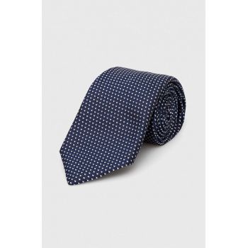 BOSS cravată de mătase culoarea bleumarin 50512551 de firma originala