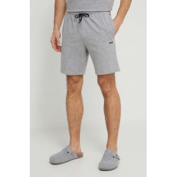 BOSS pantaloni scurți de lounge culoarea gri 50515367