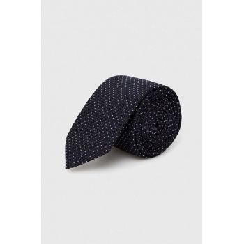 HUGO cravată de mătase culoarea bleumarin 50494297 de firma originala
