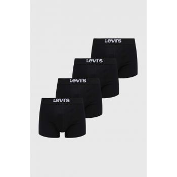 Levi's boxeri 4-pack barbati, culoarea albastru marin de firma originali