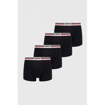 Levi's boxeri 4-pack barbati, culoarea negru