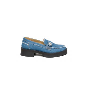 Pantofi loafer cu toc masiv Meggie