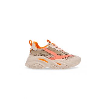 Pantofi sport cu garnituri de plasa si piele intoarsa Possesion