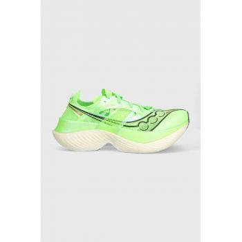 Saucony sneakers pentru alergat Endorphin Elite culoarea verde S20826.107
