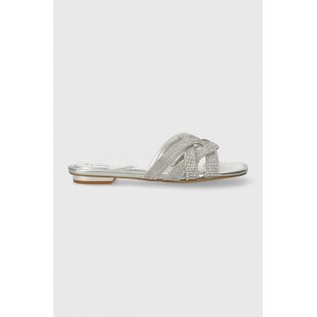 Aldo papuci Corally femei, culoarea argintiu, 13738061.Corally